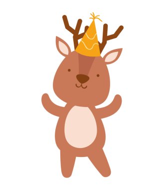 Geyik hayvan doğum günü partisi