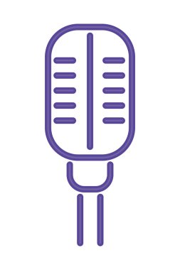 neon klasik mikrofon cihazı izole edildi