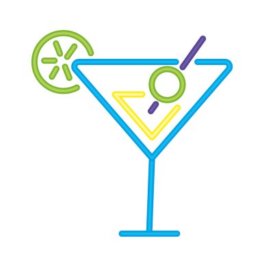 Limonlu neon kokteyli.