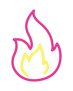 Neon yanan alev izole edildi