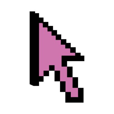 pixelated imleç oku izole tasarımı