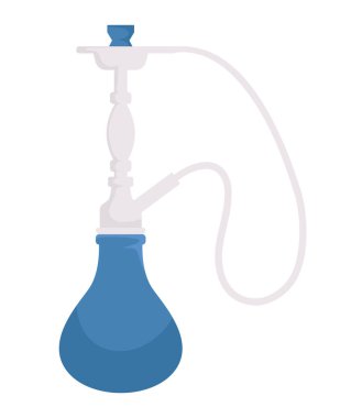 Arap nargilesi shisha simgesi izole