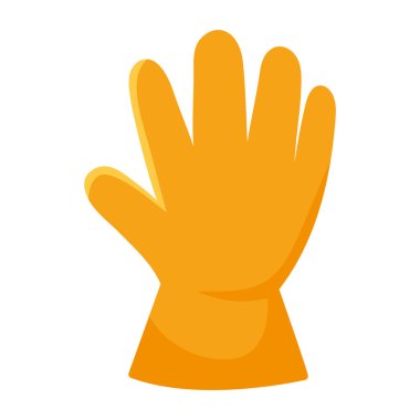 Eldiven itfaiyecisi ekipmanları izole edilmiş simge