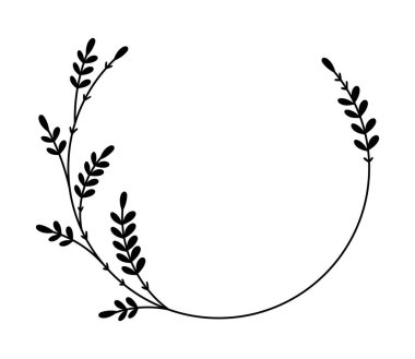 Çiçek çerçevesi en az izole simge etrafında