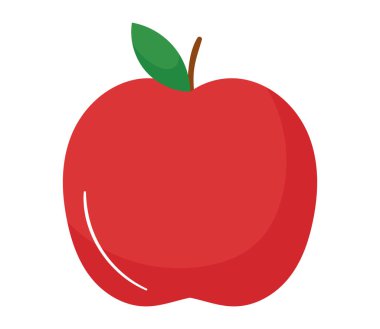 apple fruit icon isolated design