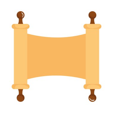 Yahudi Torah parşömeni izole edilmiş tasarım