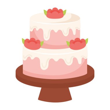 Düğün pastası münzevi tasarım