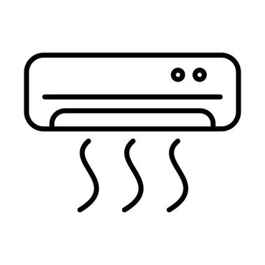 Klima aygıtı simgesi izole edildi