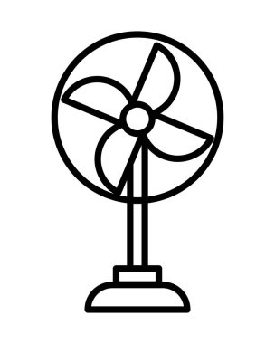 fan uygulama simgesi izole edilmiş tasarım