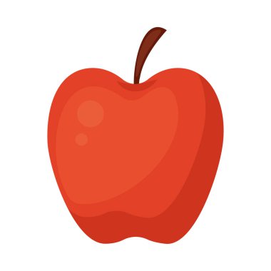 apple fruit icon isolated design