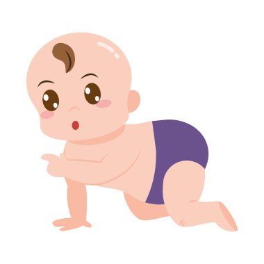 Mor bebek bezi tasarımı