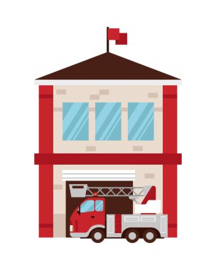 İtfaiyeci istasyonu tasarlandı.