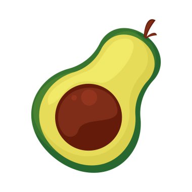 avocado vegetable icon isolated design
