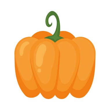 pumpkin vegetable icon isolated design clipart