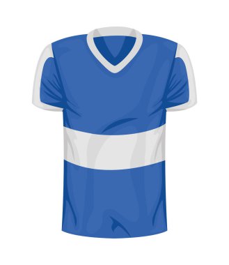 Futbol tişörtü spor üniforması.