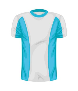 Futbol forması spor üniforması izole.