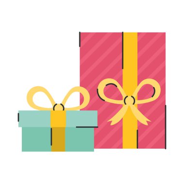 Düğün kutuları izole edilmiş tasarım