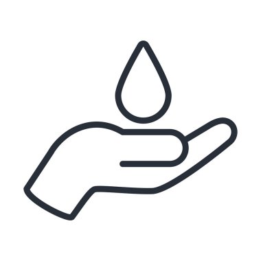 El yağmuru hava durumu simgesi