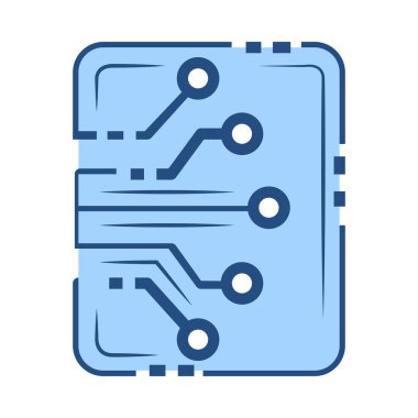 Ana kart elektronik sistemi izole edilmiş simge