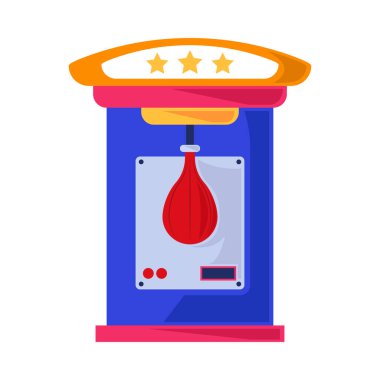 Boks yumruk atari oyunu izole edilmiş simgesi