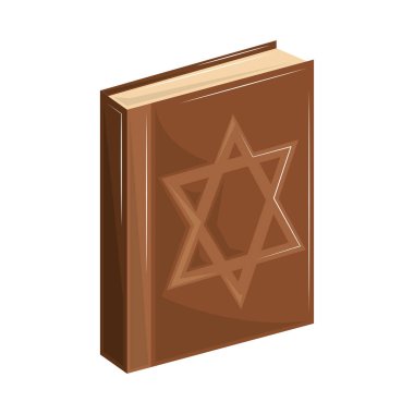 Yahudi Torah kitabı izole edilmiş tasarım