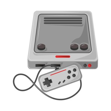 Video oyunları konsolu ve denetleyici izole edildi