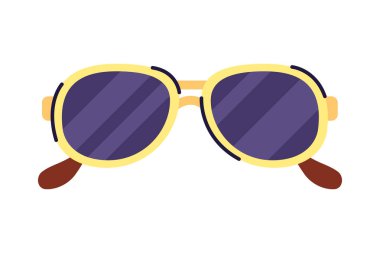 Modern stil güneş gözlüğü moda vektörü