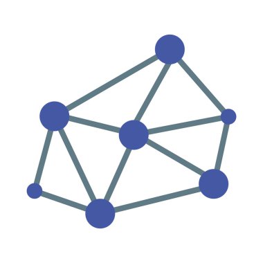 Küresel bir dijital ağın soyut temsili