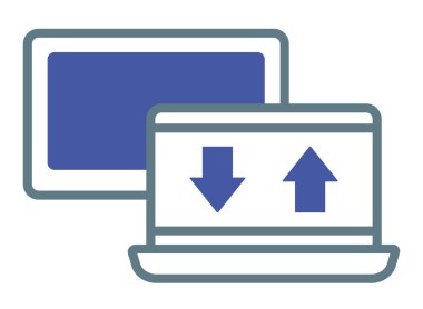 Uzaktan erişimi ve veri transferi olan bilgisayar