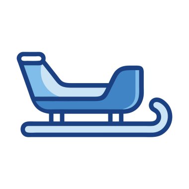 Kar gezileri ve kış eğlenceleri için geleneksel ahşap kızak.