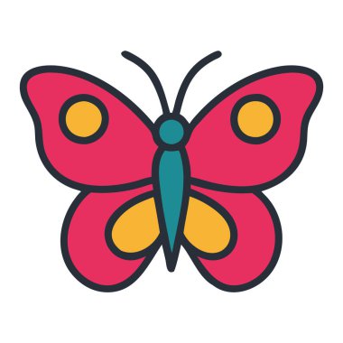 Parlak renkli kelebek tropikal biyolojik çeşitliliği temsil ediyor.