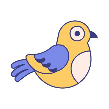 Klasik klasik ahşap kuş oyuncağı ve basit bir tasarımı var.