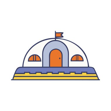 Derin uzay görevleri için gelişmiş uzay istasyonu kubbesi