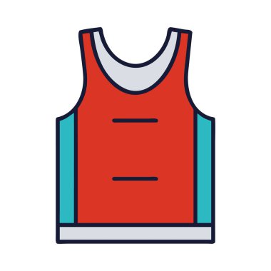 Antrenman ve yarışma için kırmızı atlet