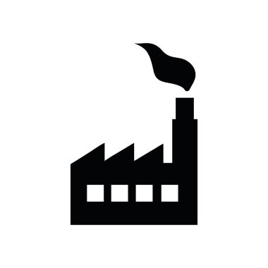 Fabrika ikonu tekstil endüstrisi üretim ve imalat