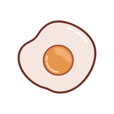 Kahvaltıda kızarmış yumurta.