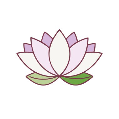 Yumuşak pastel renkleri olan kır çiçeği nilüfer çiçeği.