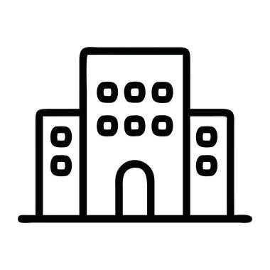 Turizm ve konaklama için otel binası