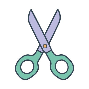 makas simgesi temel zanaat kesme aracı