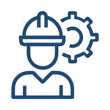 Teçhizat endüstrisi ve telekomünikasyon sektöründe mühendislik simgesi