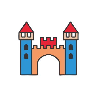 Lüksemburg 'daki tarihi kale kapısı