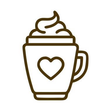 Kırbaçlanmış kalp fincan kahve kültürü ve hoşgörü