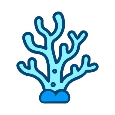 Okyanus yaban hayatı ve sualtı yaşam alanları için mercan dalı