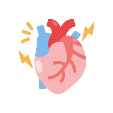 Acılı insan kalp kardiyovasküler hastalığı