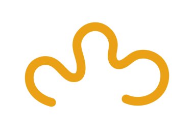 Soyut Şekiller serbest biçimli kıvrımlı çizgi sanatsal hareket deseni