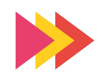Geometrik Şekil oku modern soyut sanatsal desen