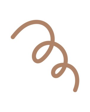 Soyut Şekiller kıvrımlı sanatsal çizgi serbest hareket tasarımı