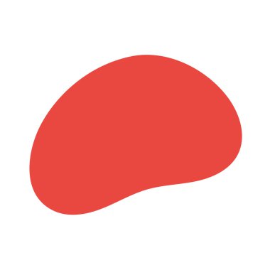 Geometrik Şekil Organik Blob Minimalist Sanatsal Kompozisyon