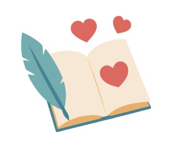 Kalpli ve aşk temalı şiir kitabı