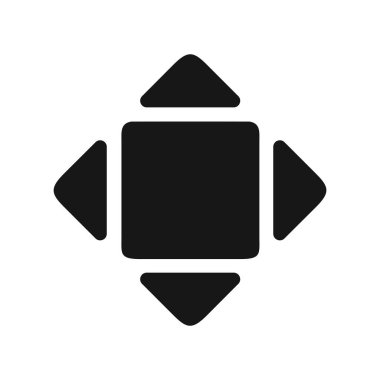 Simge kullanıcı arayüzü ok resimlemesini taşı